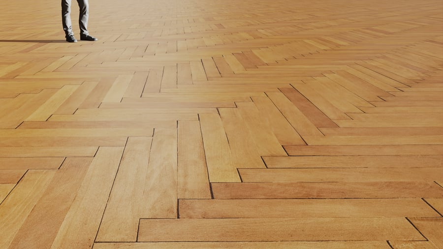Textura de tábuas de carvalho em espinha, castanho claro quente