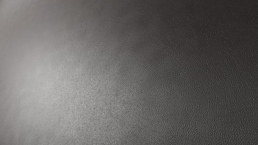 Embossed Cowhide Leather Texture, Black
