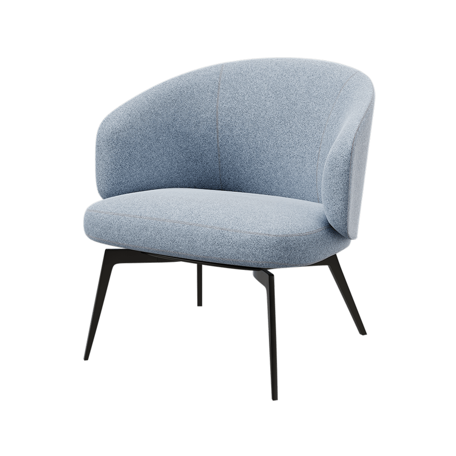 Replica Lema Semplice Armchair Model, Pale Blue