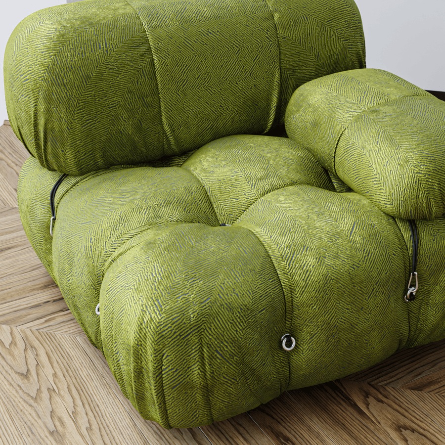 Textura de veludo, verde