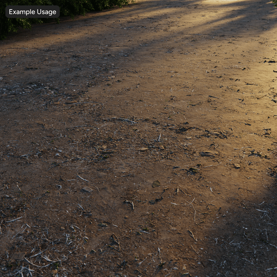 Dry Dirt Ground Texture