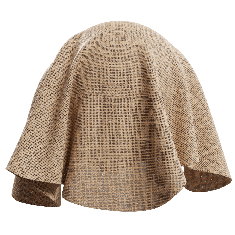 Natural Burlap Fabric Texture