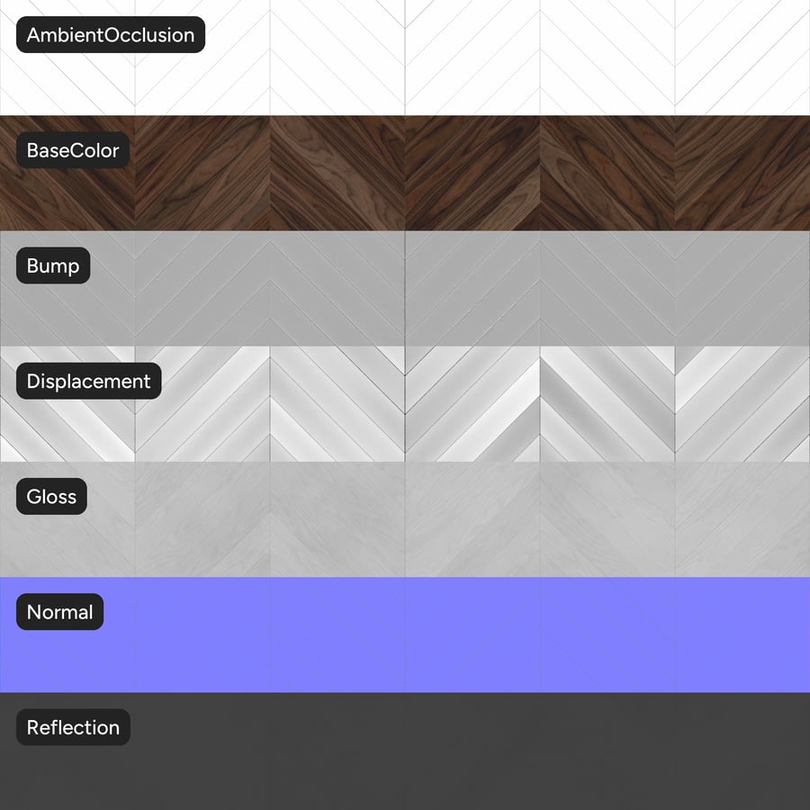 Текстура деревянной доски Chevron Walnut, шоколад