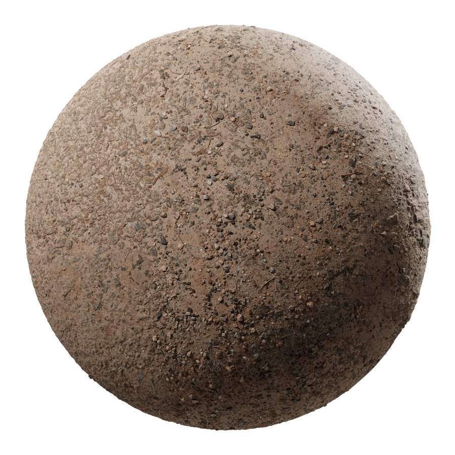 Eroded Coarse Aggregate Asphalt Texture