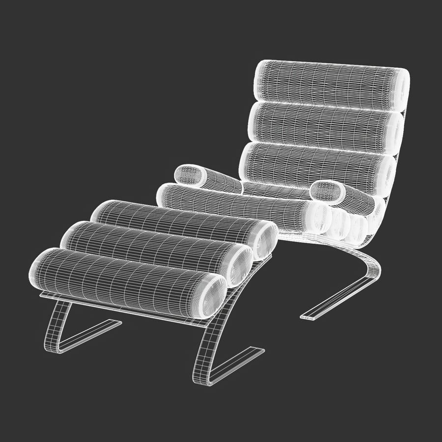Réplica da poltrona Cor Bliss, modelo branco