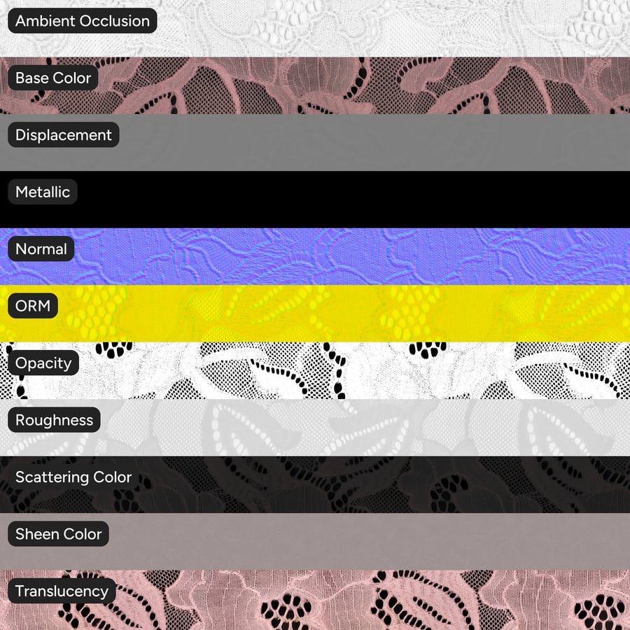 花朵蕾丝织物纹理，粉红色