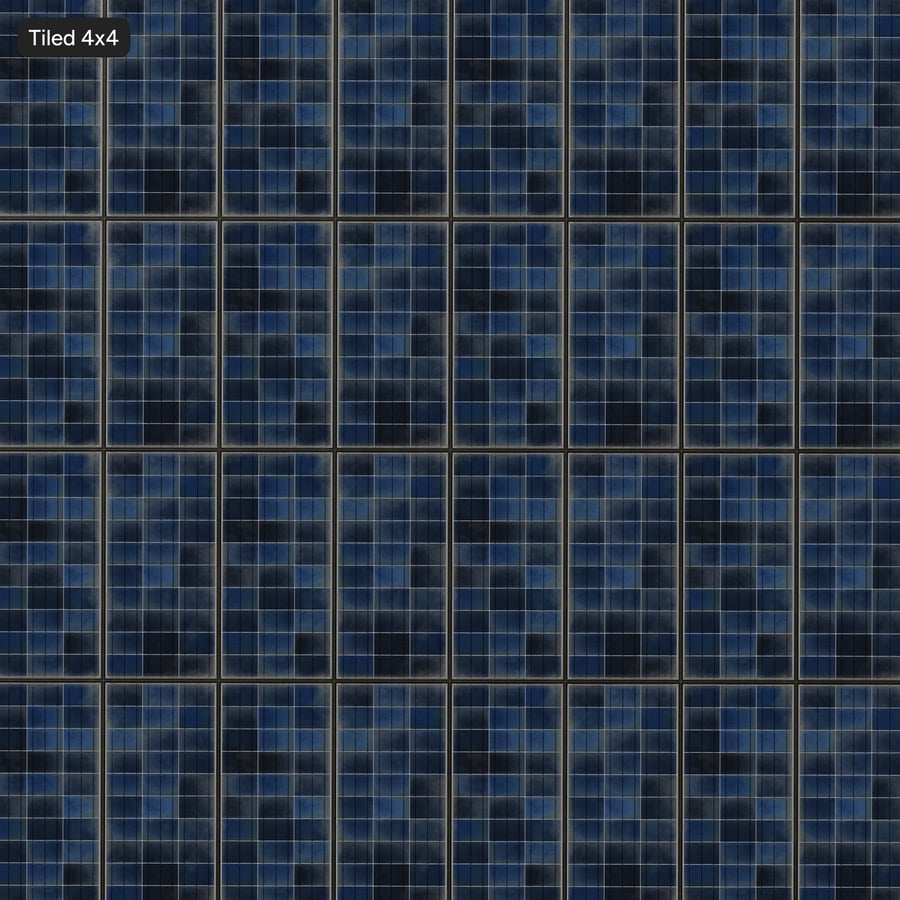 Painéis solares policristalinos tipo B com moldura suja Textura