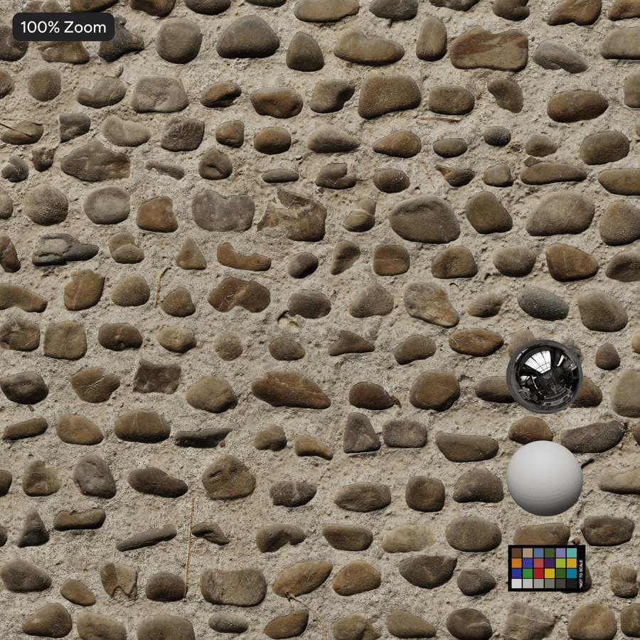 Vegyes dekoratív macskakő textúra