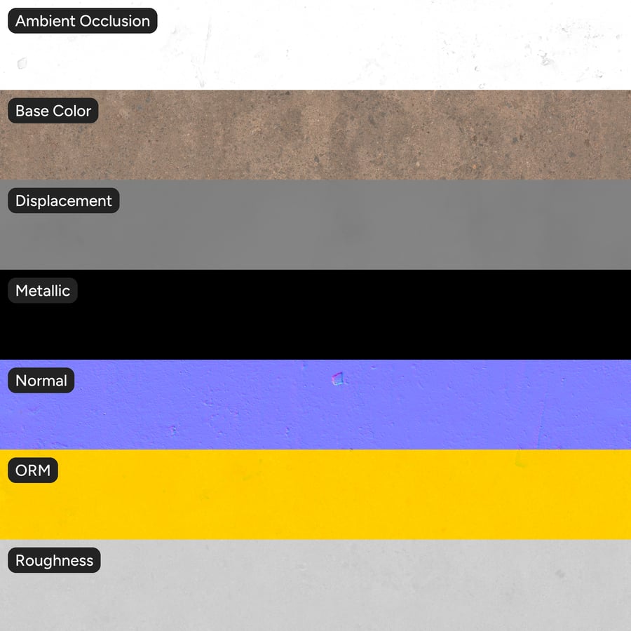 Matt betongtextur med gropar, beige