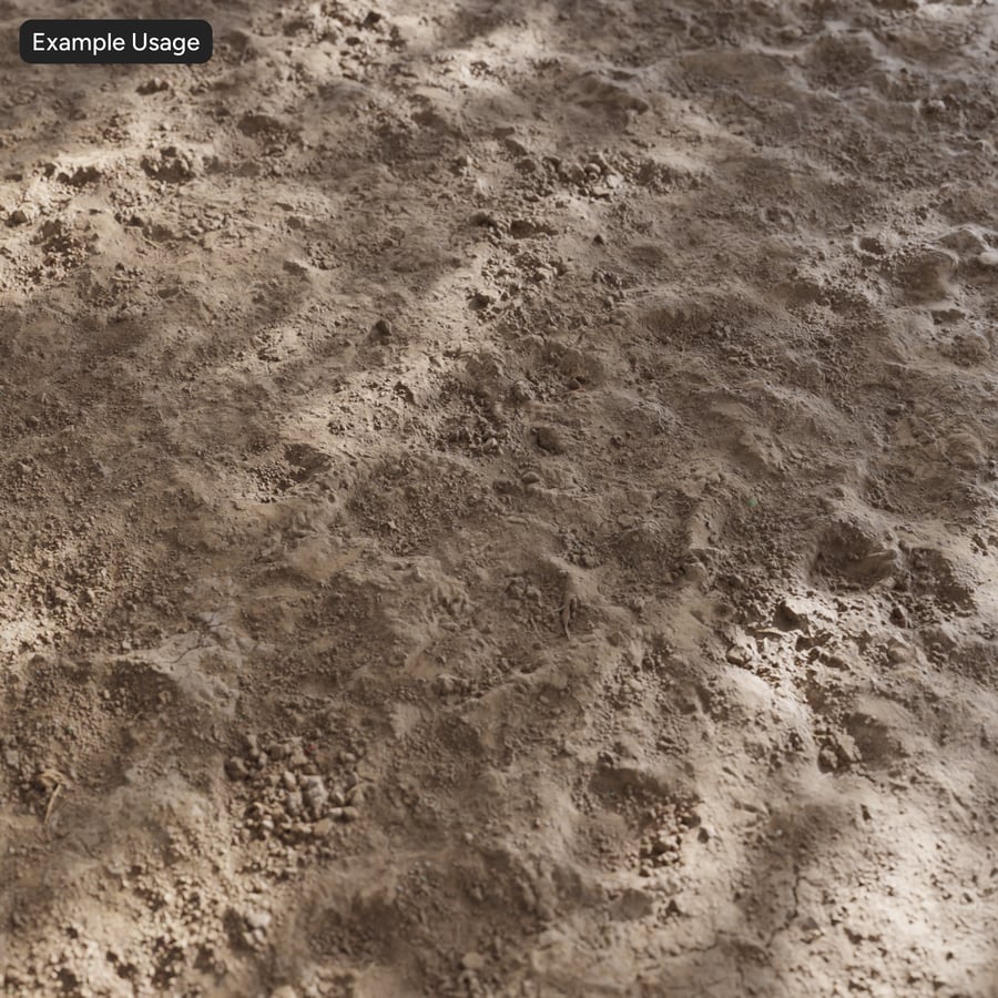 Rough Dry Cracked Dirt Texture