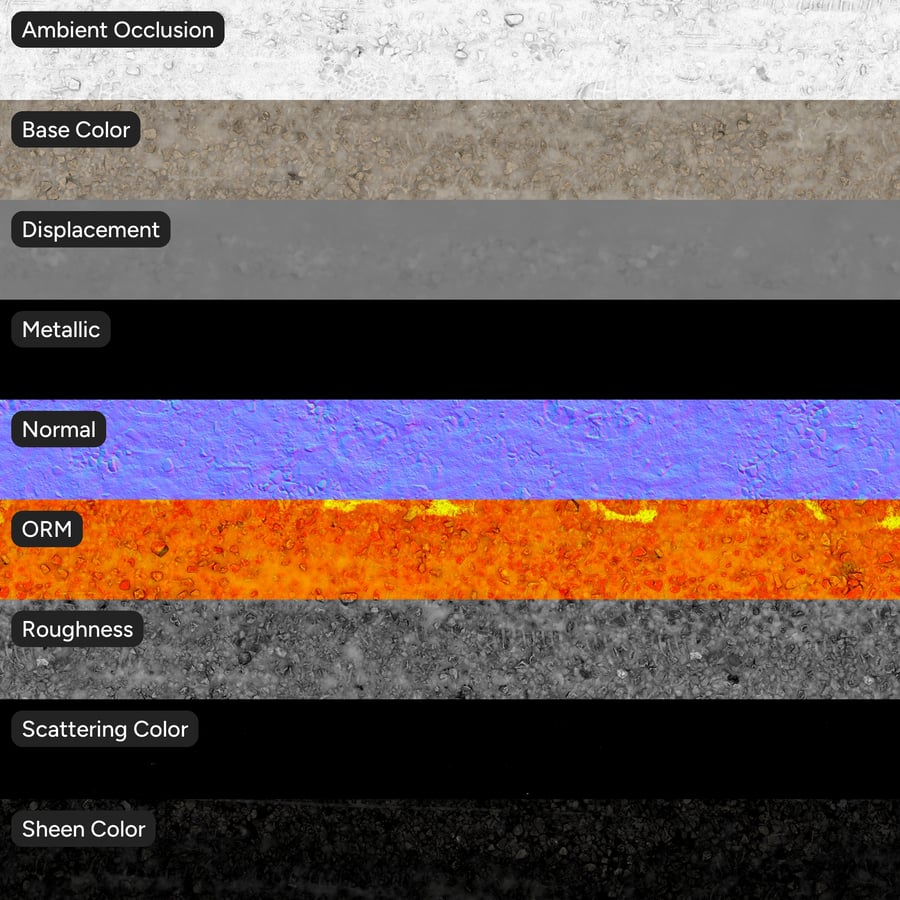 Piszkos havas út textúra