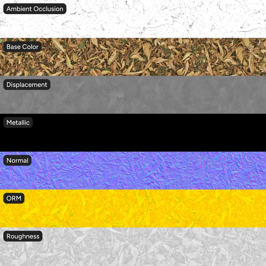 Φθινόπωρο Φύλλα στο γρασίδι έδαφος υφή