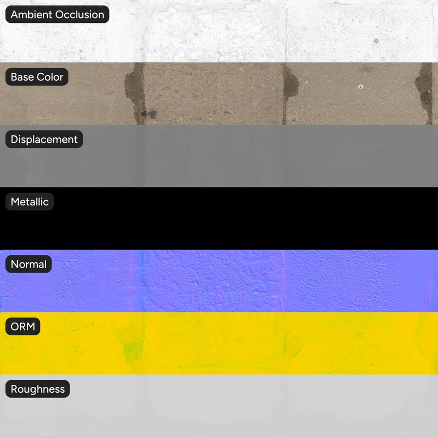 Panel agregado desgastado con orificios para amarre Textura de acera de hormigón