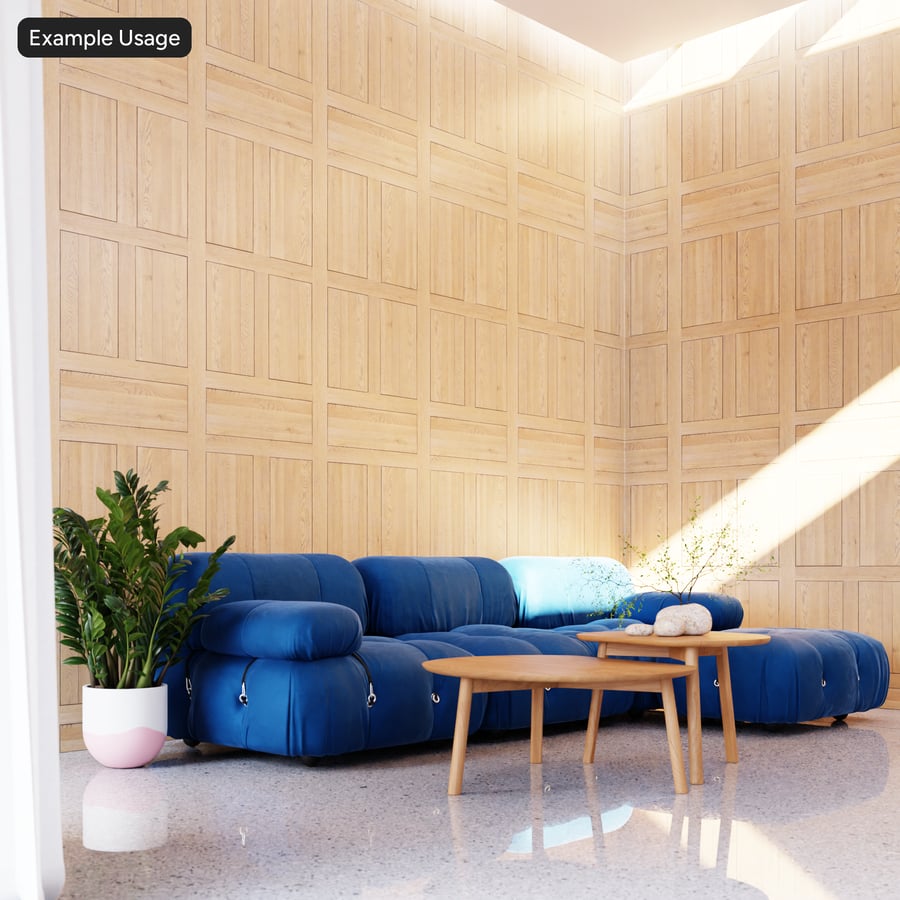 Fine Natural Wood Paneling Texture