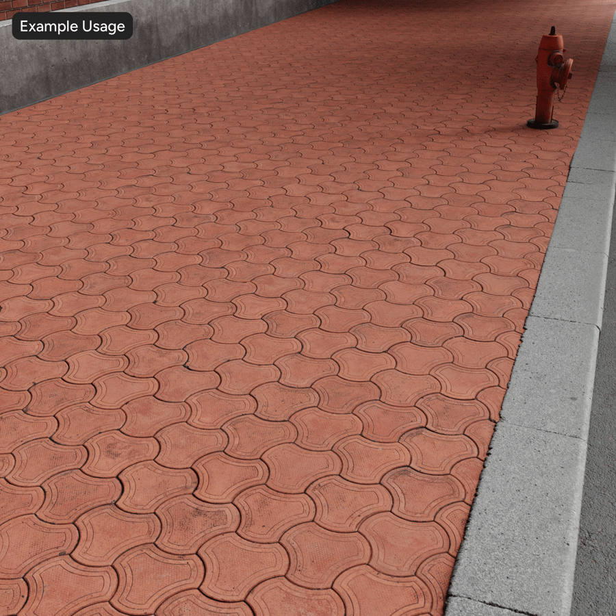 Textura de paver Dirty Cosmic, vermelho