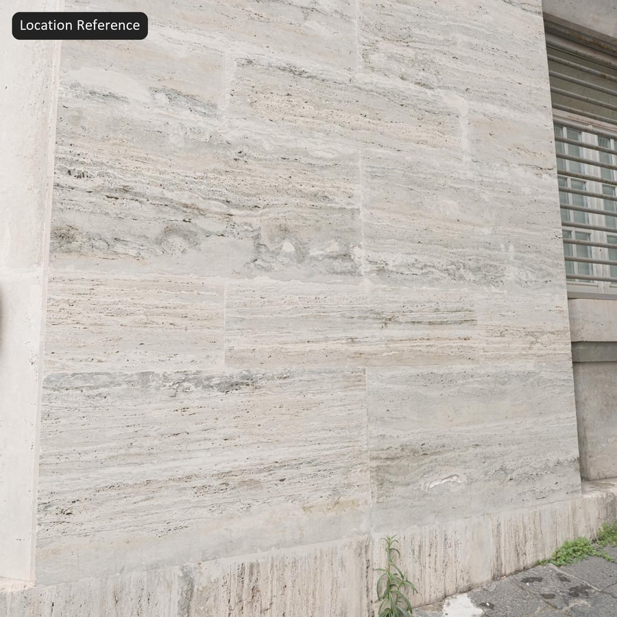 Travertine Stone Tile Wall Texture