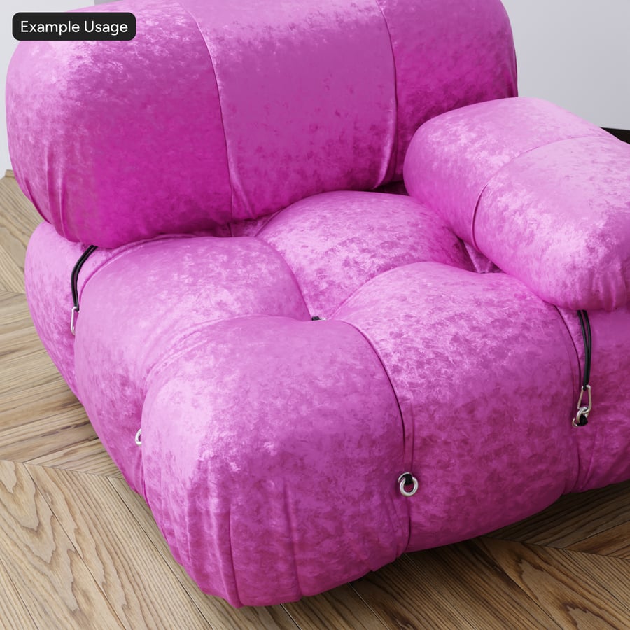 Fluweelstructuur, roze