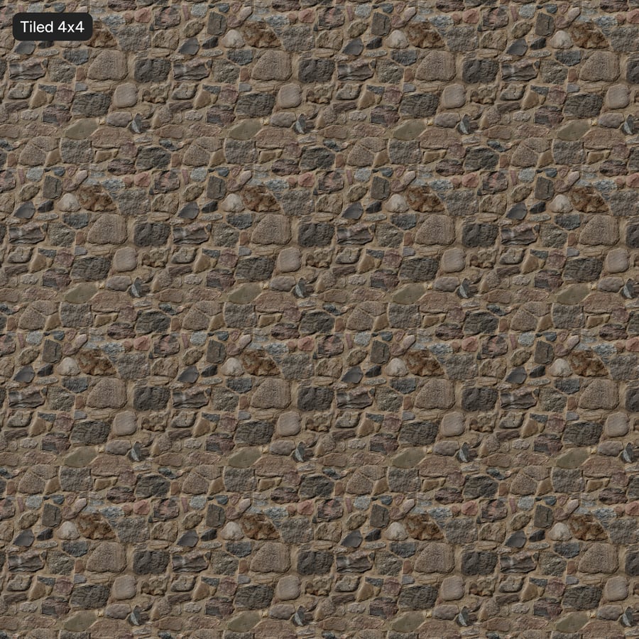 Dirty Rubble Stone Wall Texture