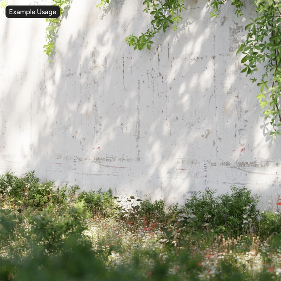 Versleten geschilderde betonnen muurtextuur, wit