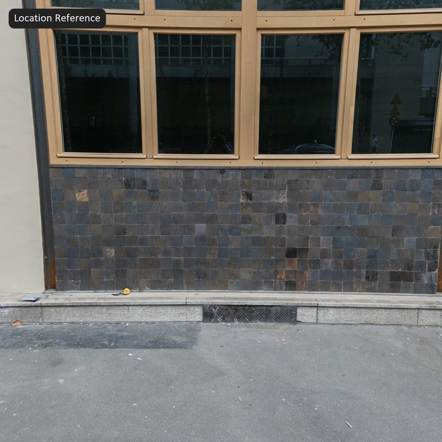Square Matte Patina Stone Tile Texture