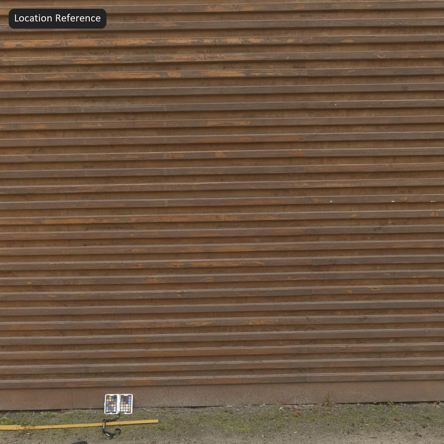 Horizontal Shiplap Timber Cladding Texture, Brown