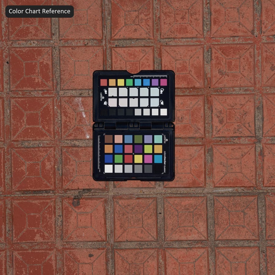 Pavimentazione decorativa quadrata usurata, rosso