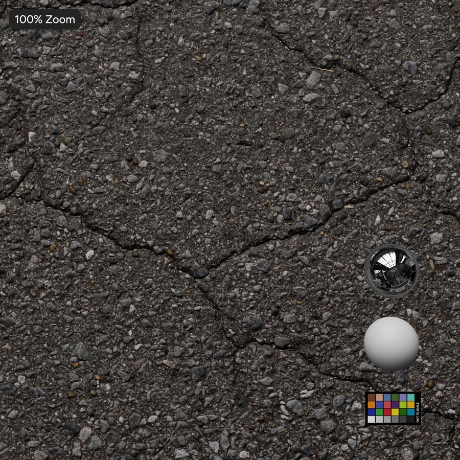 Textura de asfalto rachado