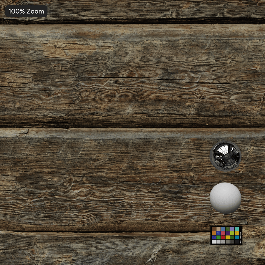 Worn Rough Hewn Wood Wall Texture