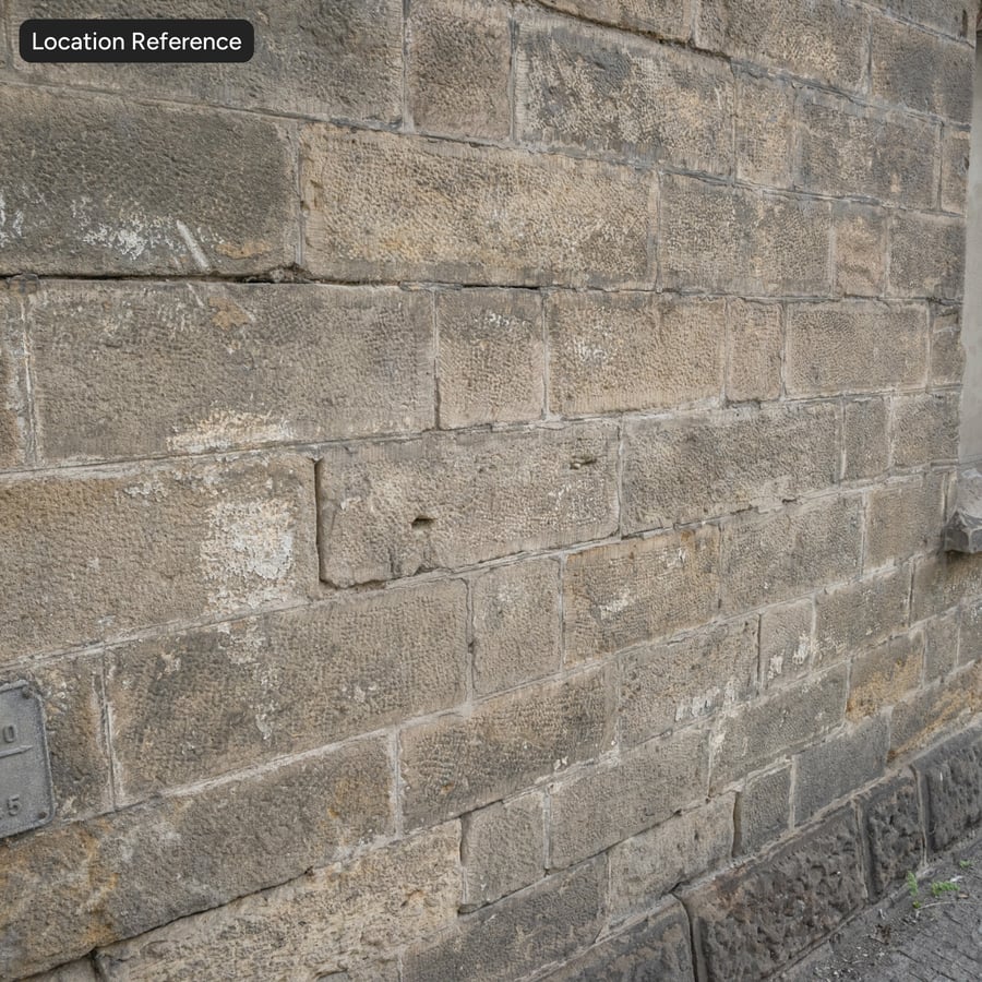 Verouderd gepleisterd Engelse baksteentextuur