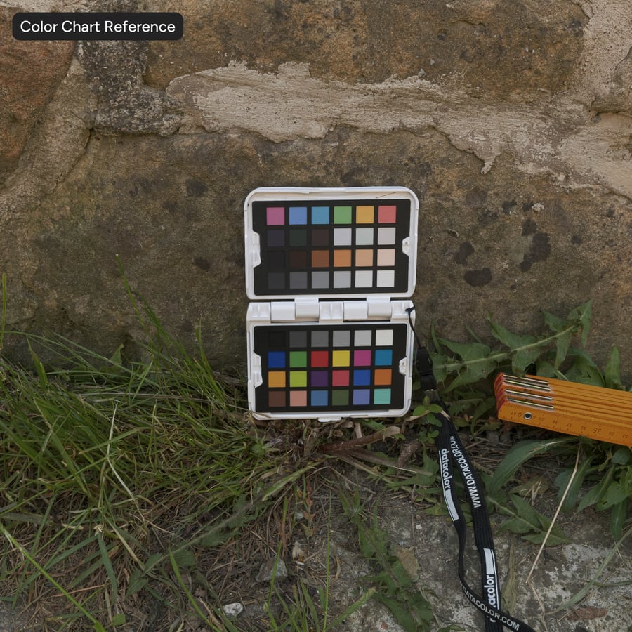 Old Mortared Rubble Stone Wall Texture