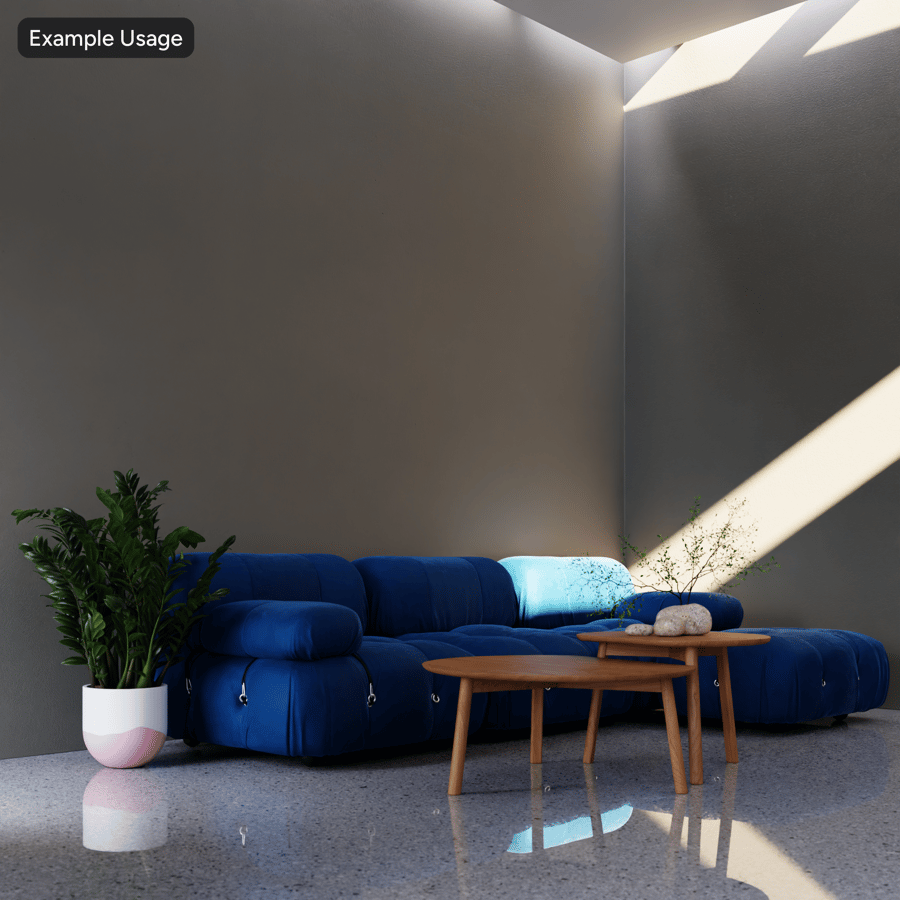 Textura de parede interior pintada com ponteado fino, cinzento quente