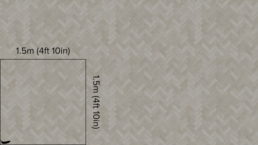 Textura de azulejo brilhante em espinha, marfim