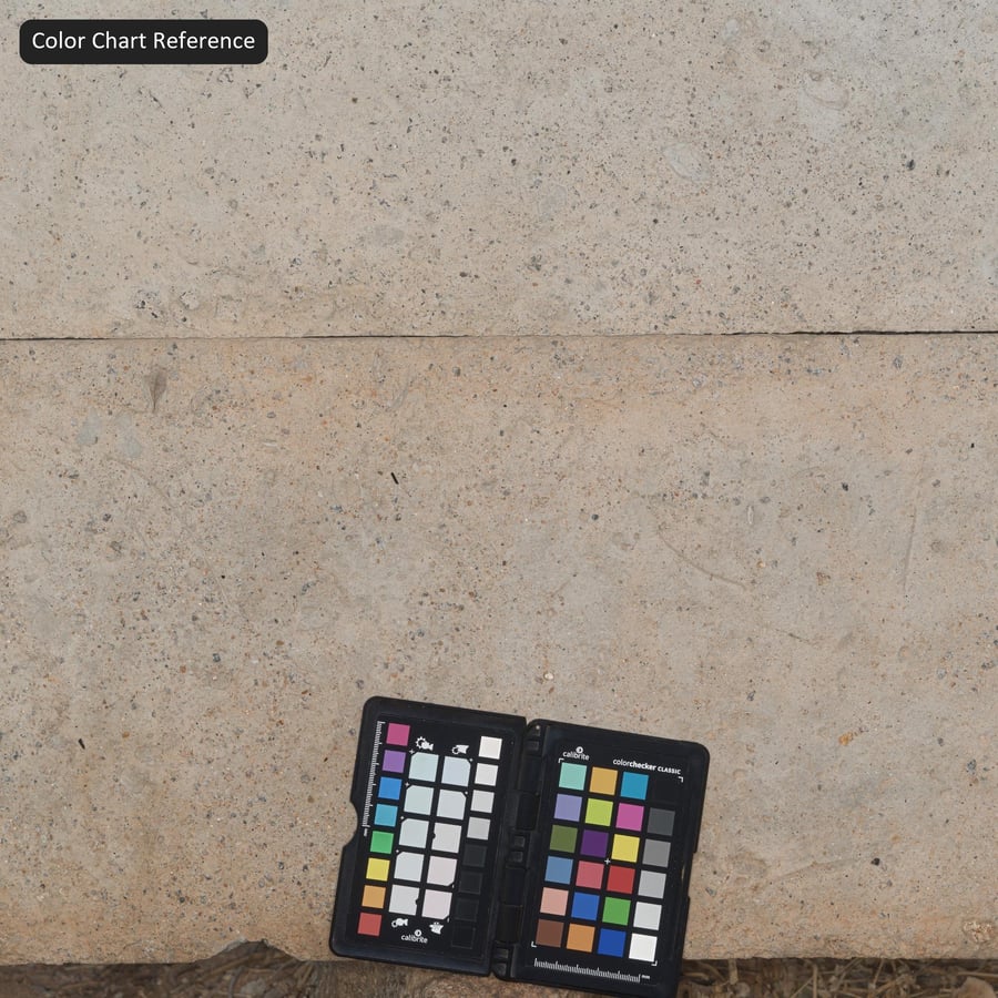 Coarse Precast Concrete Panel Wall Texture, Warm Off-White
