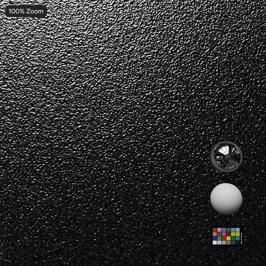 Pitted-Metal-Textur, Schwarz