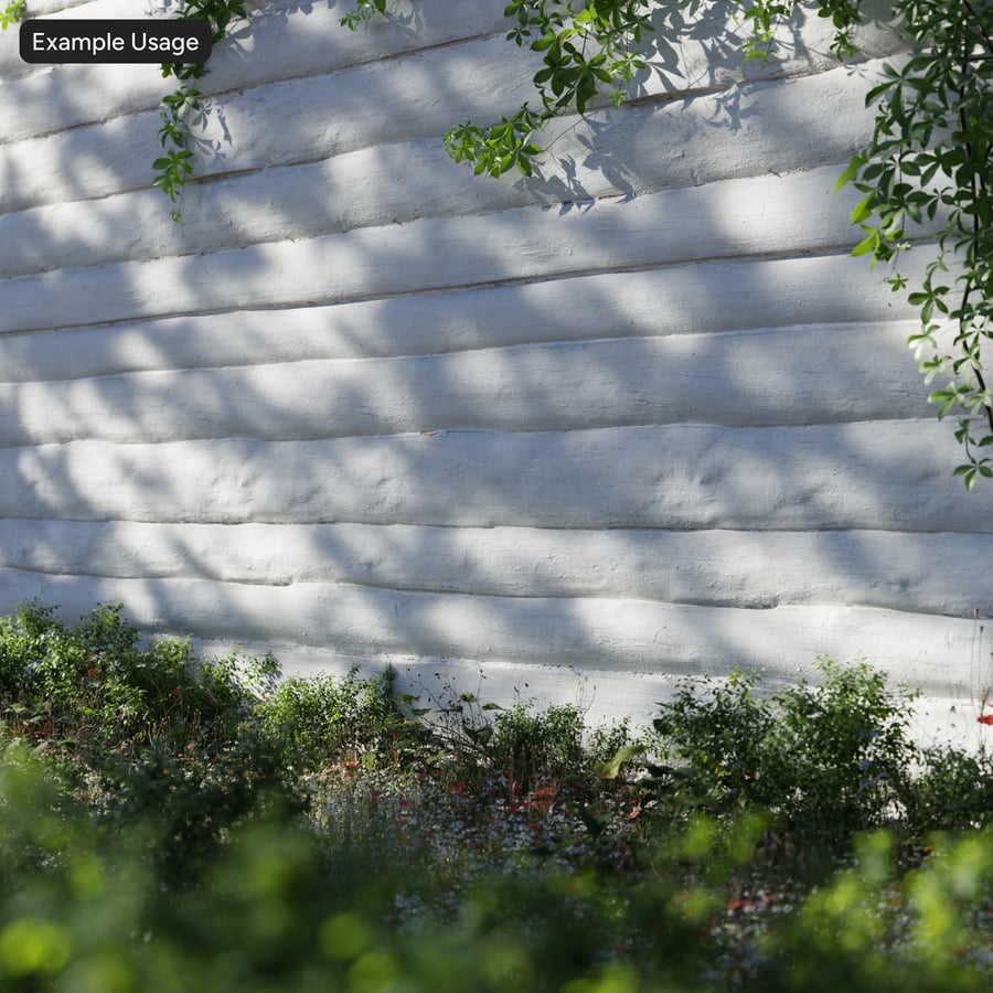 Texture murale du bardage en bois peint, blanc