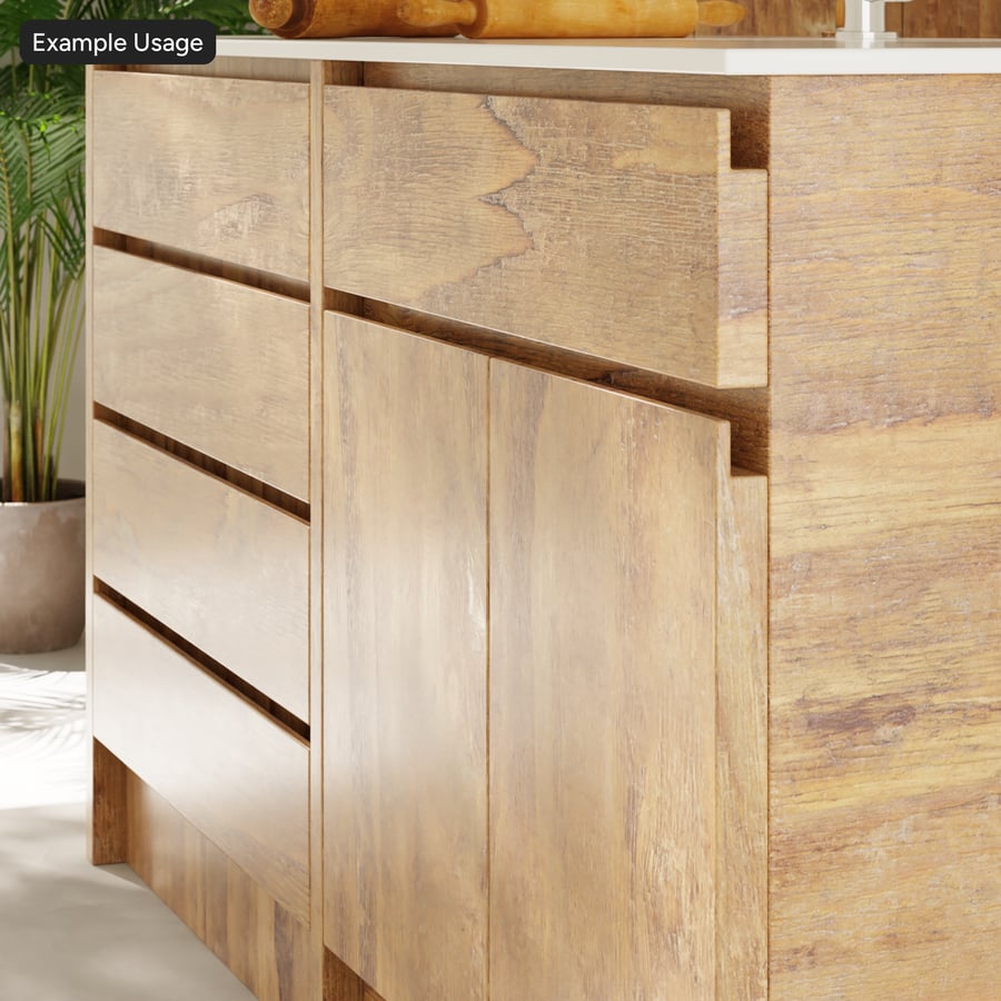 Slip Match Oak Wood Veneer Texture, Light Brown