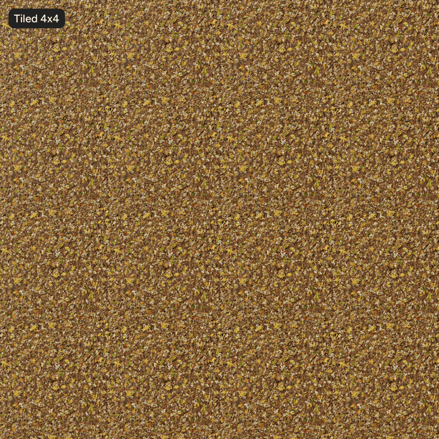 Feuilles d'érable denses d'automne sur le sol Texture