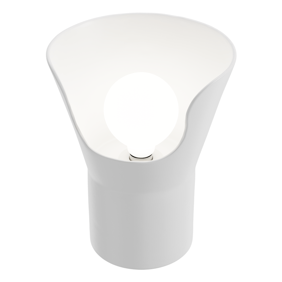 Eno Ceramic Xona Lamp Model, White