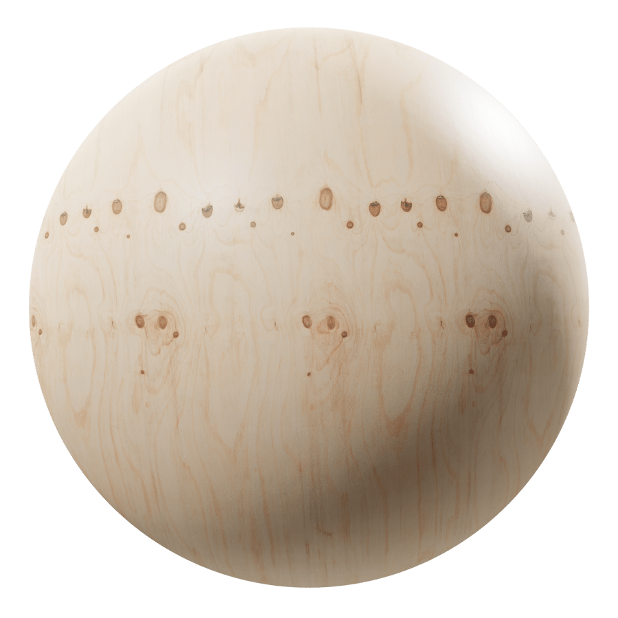 Knotted Slip Match Plywood Wood Veneer Texture, Beige