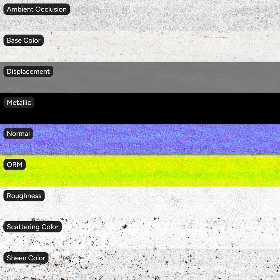 Poliigon Ground Snow Road 10396