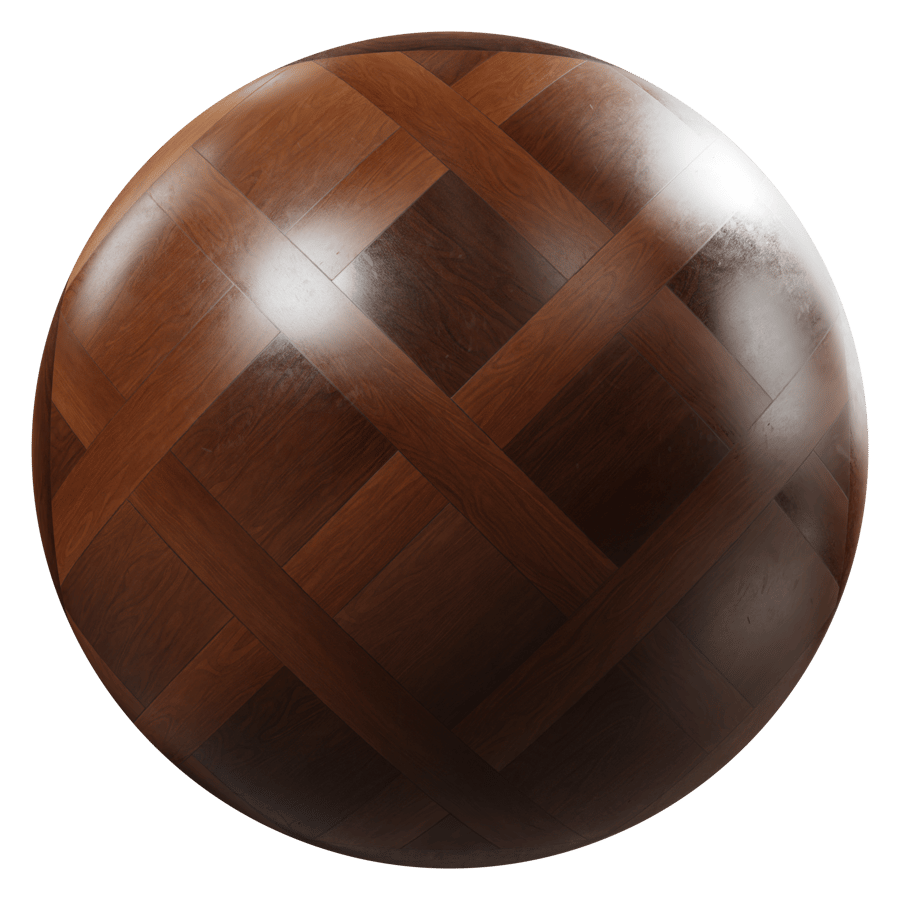 Basket Weave Wood Flooring Texture, Dark Brown