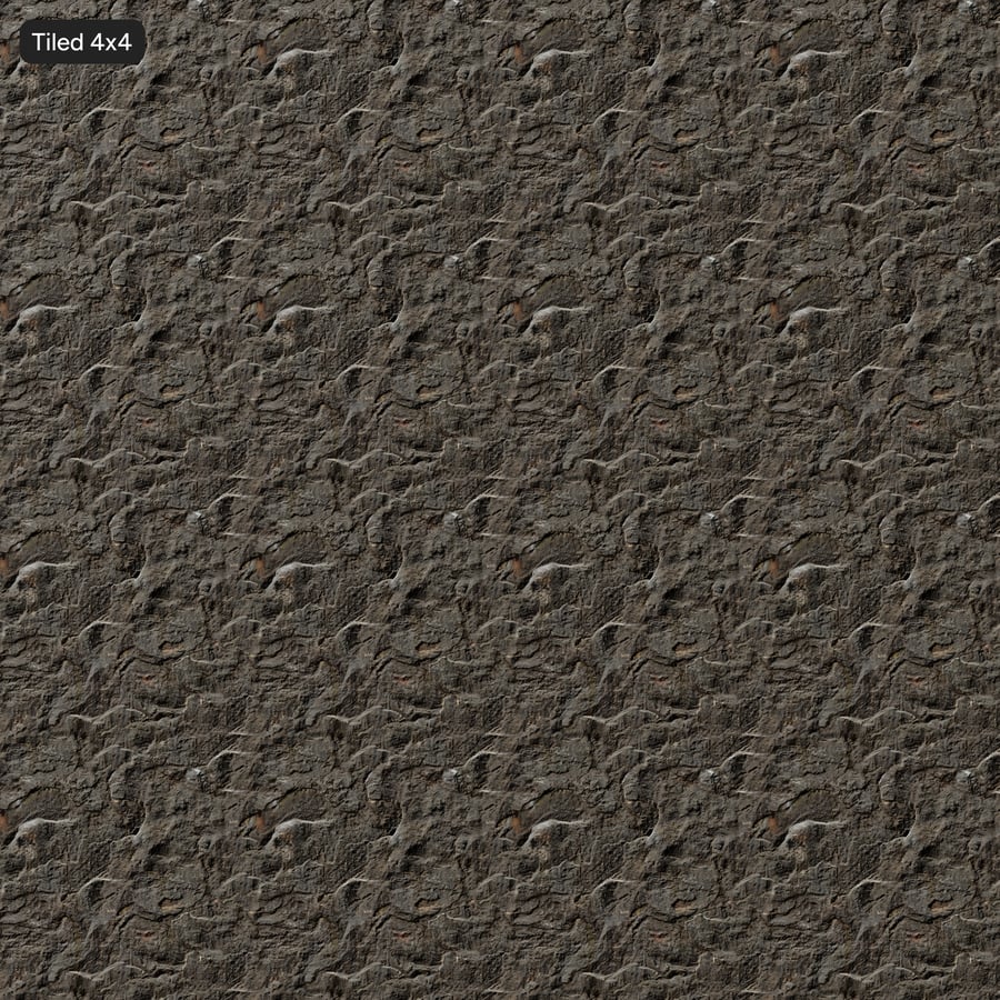 Texture rocheuse de falaise de basalte sombre