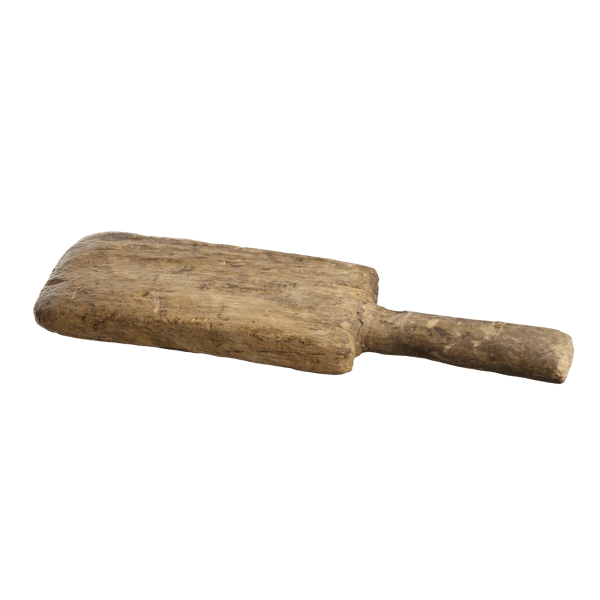 Model Papan Saji Kayu Usang Antik