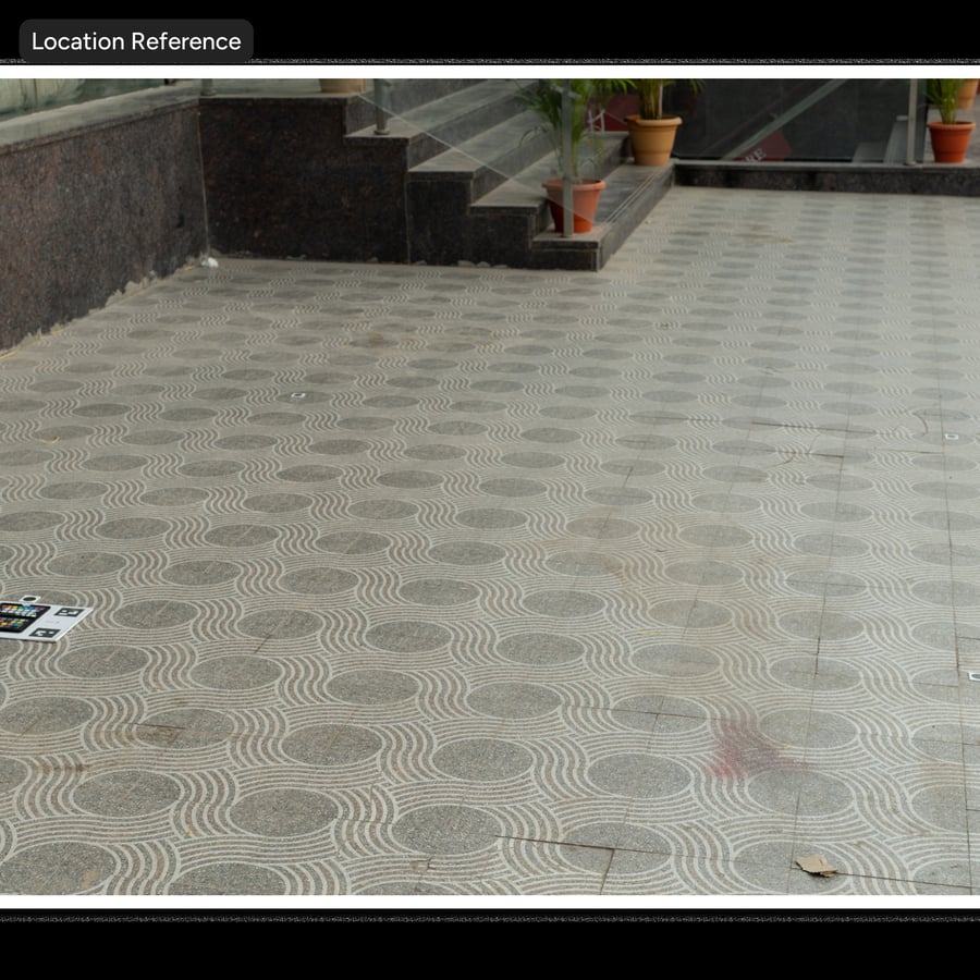 Mönstrad betongtextur för trottoarer