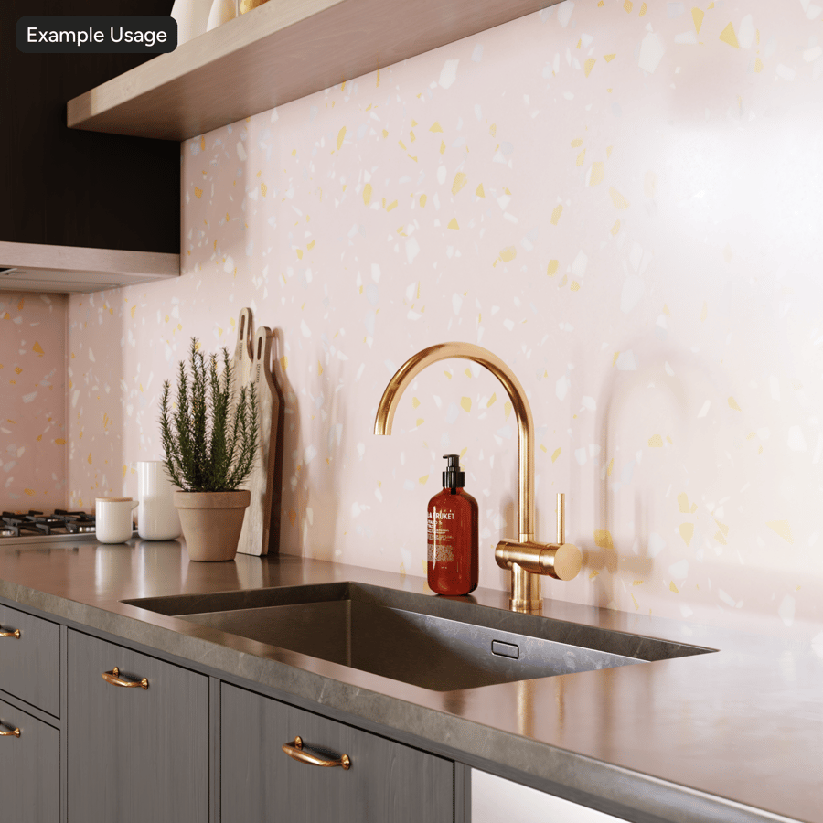 Textura Speckled Princess Terrazzo, rosa