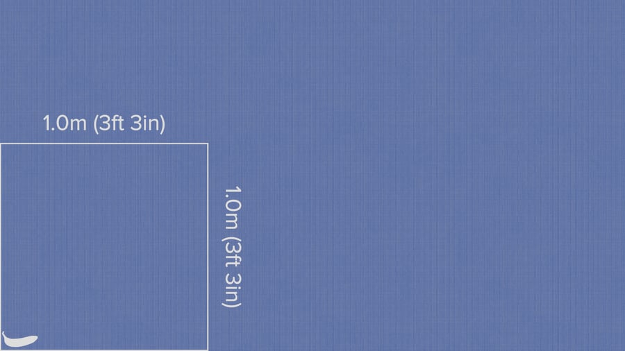 Tecido de algodão de sarja fina com textura, azul