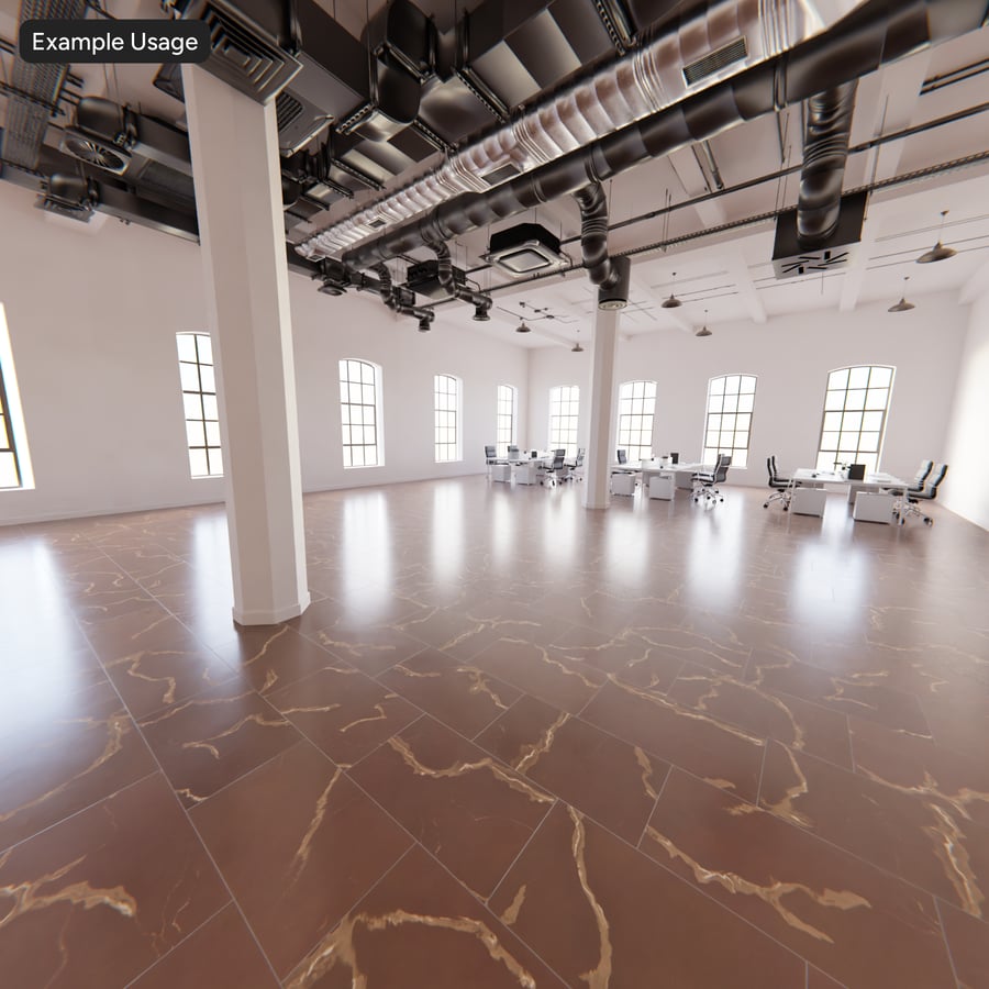 Rectangular Offset Quartz Matte Tile Texture, Brown