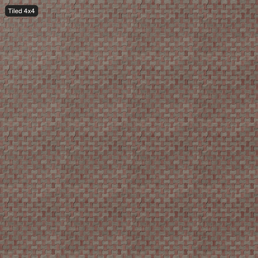 Interlocking Paver Texture, Checkered