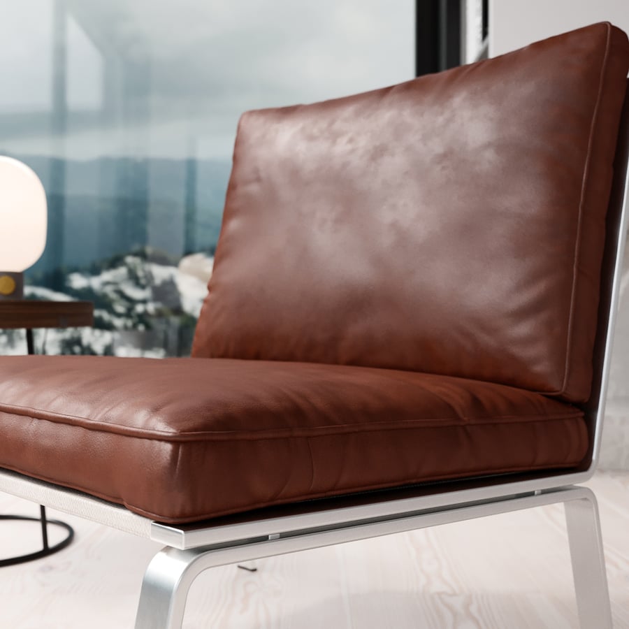 Réplica da poltrona Vigor Norr11, modelo Rich Brown