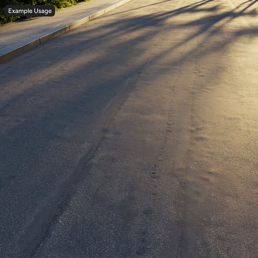 Patchy Asphalt Texture